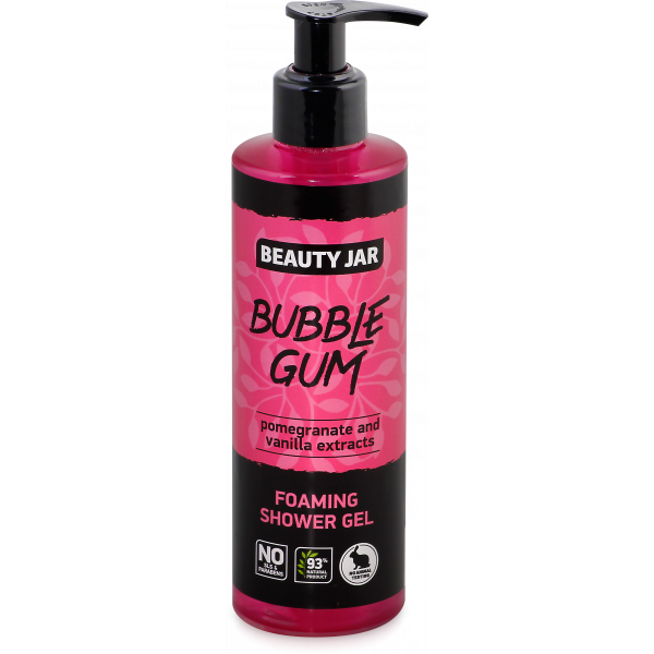 Beauty Jar BUBBLE GUM - putojantis dušo prausiklis 250 ml